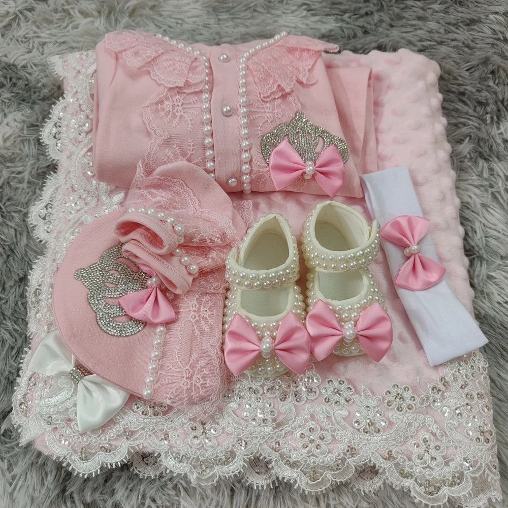 Newborn Baby Girl Coming Home Hospital Outfit