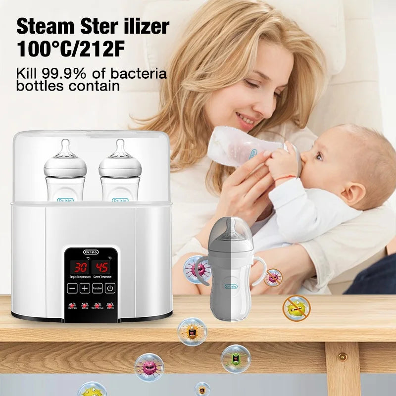 Dr.isla Baby Bottle Warmer & Bottle Sterilizer Double Bottle Warmer