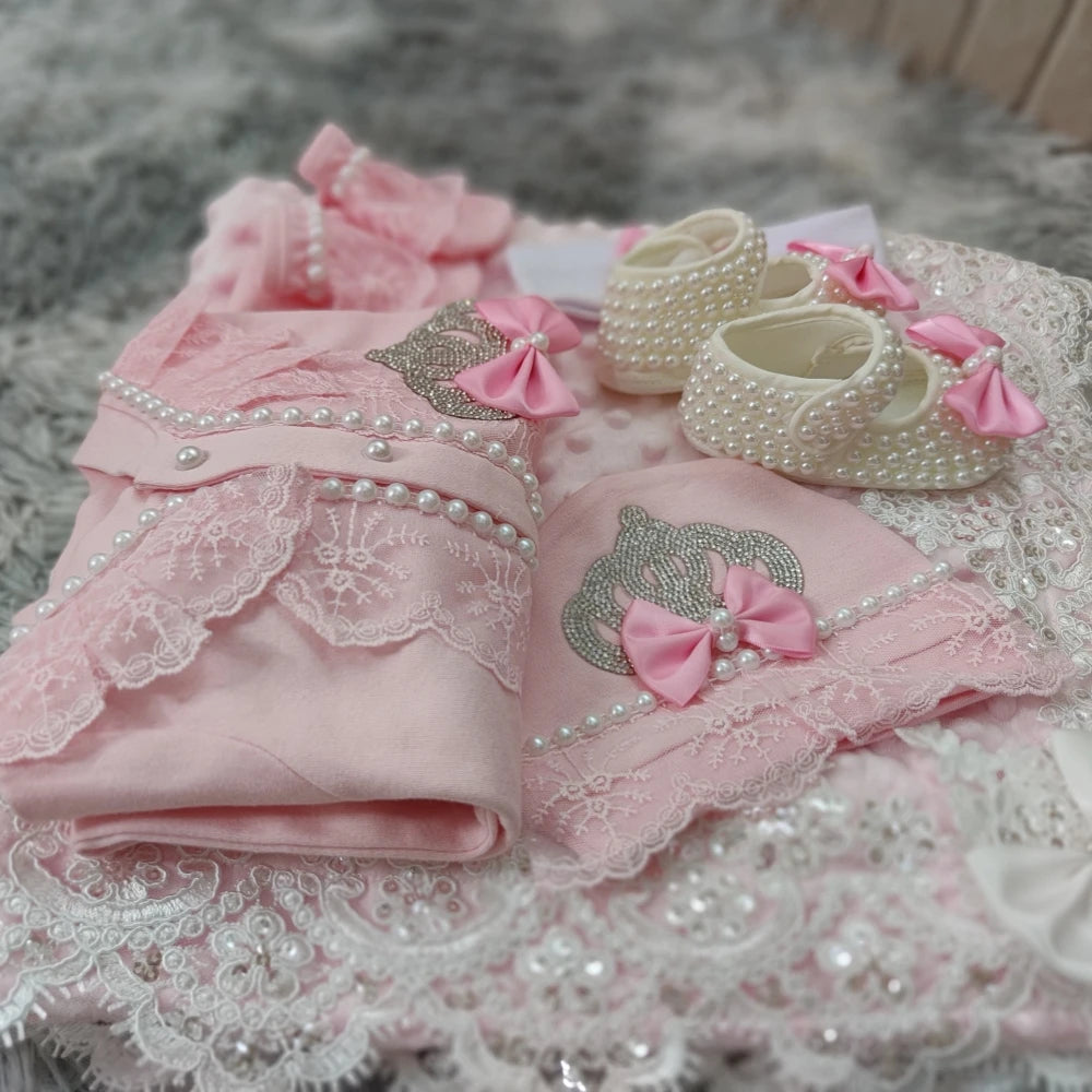 Newborn Baby Girl Coming Home Hospital Outfit