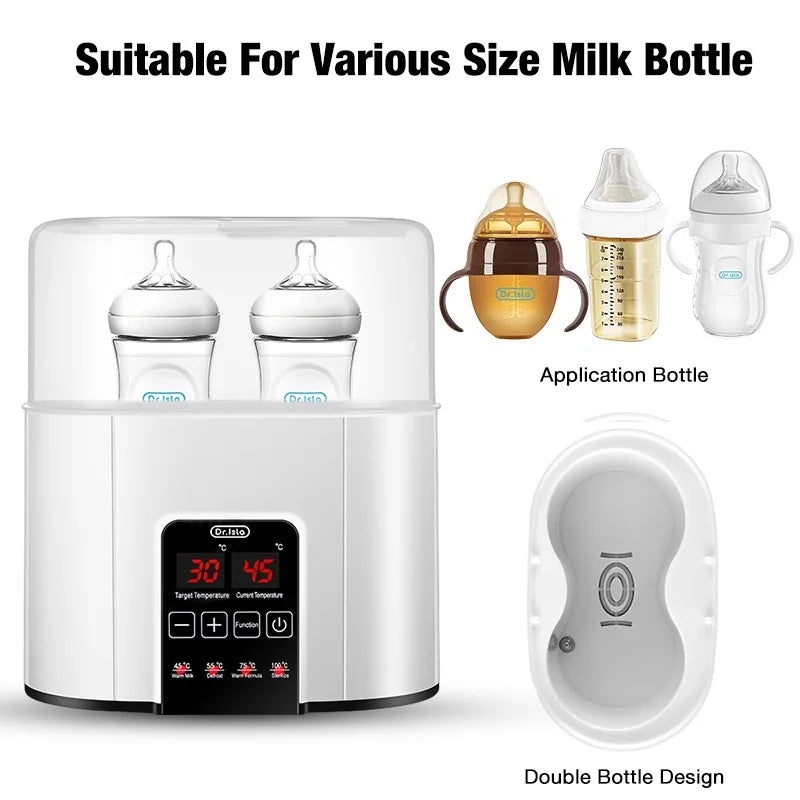 Dr.isla Baby Bottle Warmer & Bottle Sterilizer Double Bottle Warmer
